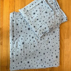 The Land of Nod Blue Star Bedding Set